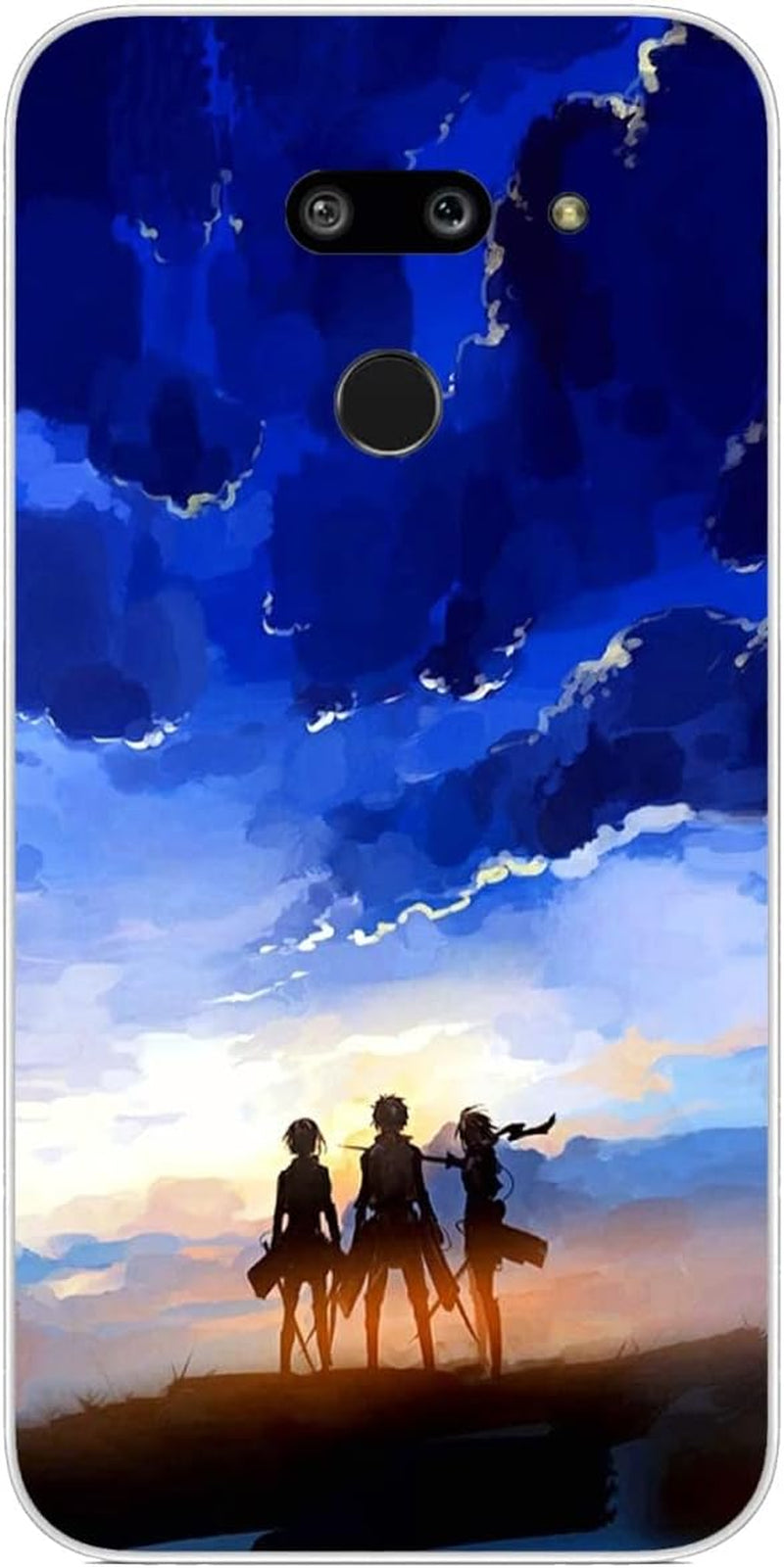 Compatible with LG G8 | LG G8 Thinq Case Attack on AOT Anime Titan 247 Soft TPU Rubber Protection Cover Clear  Tongstar Attack On Aot Anime Titan 148  