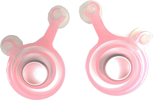 Duttek Smart Phone Mobile Game Mini Joystick, Touch Screen Joypad Tablet Funny Game Controller, Dual Analog Joysticks for Smartphone Gaming(Left+Right,Pink)  Duttek   