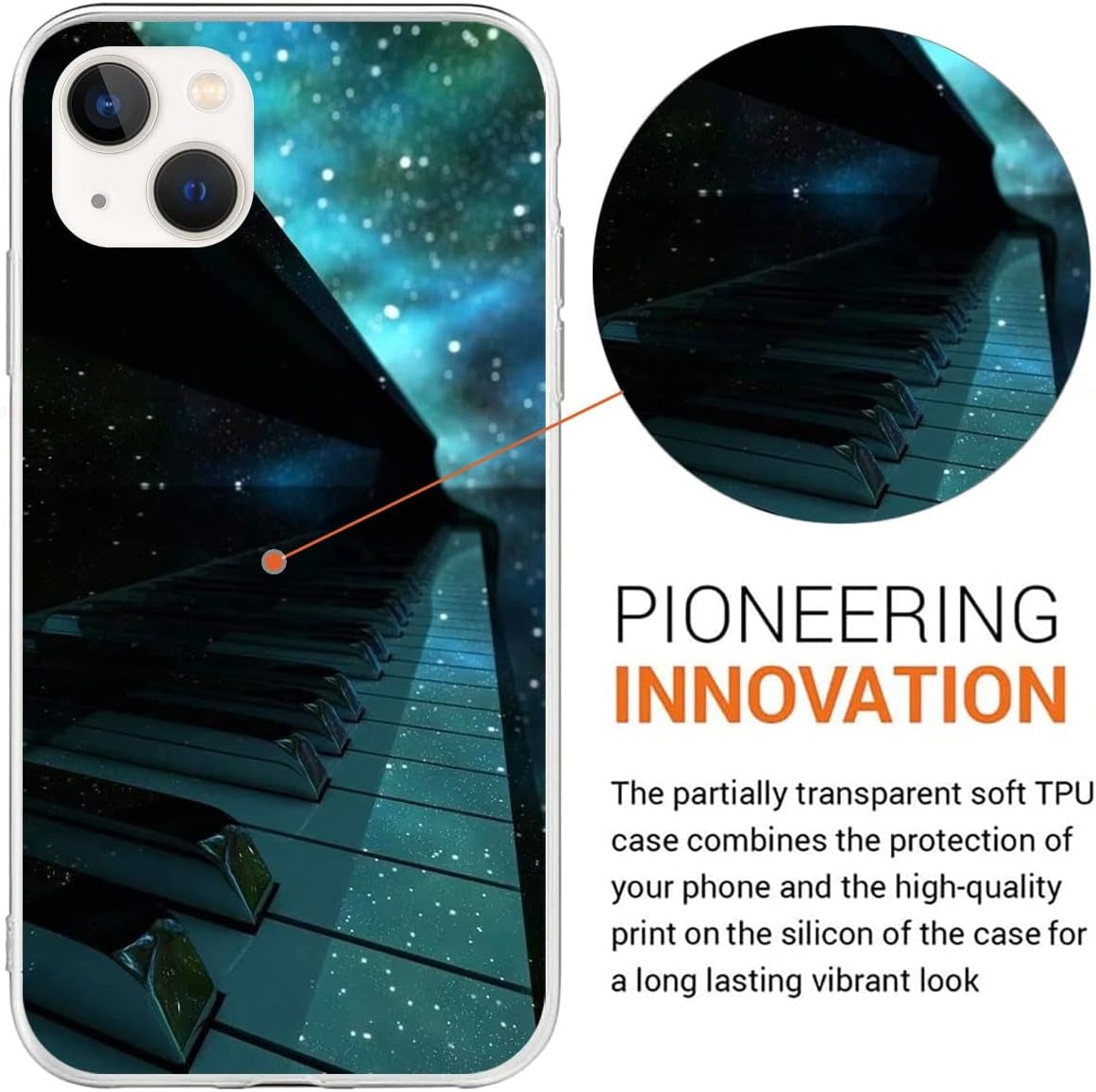 Compatible with LG G7 | LG G7 Thinq | LG G7 Fit | LG G7 One Case Piano Ladder Go toward Success 5 Cool Kids Girls Women Man Soft Flexible TPU Silicone Phone Case Clear  PTGVCTA   