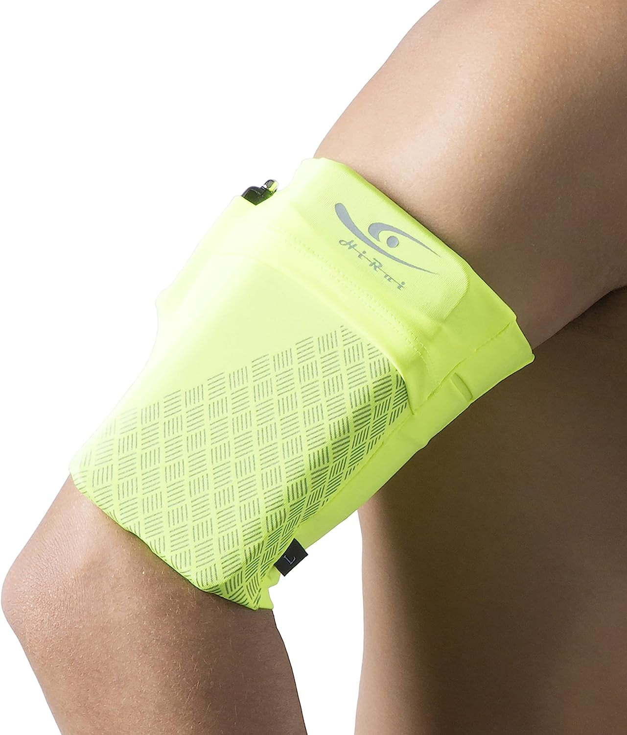 Hirui Universal Sports Armband Cell Phone Armband Sleeves Running Armband for Exercise Workout, Compatible with Iphone 14/14Plus/Pro Iphone 13/12/11 Samsung Galaxy All Phones (Medium, Pink)  HiRui Tech Bright Yellow Small 