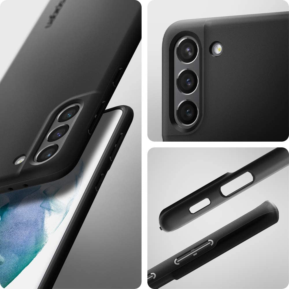 Spigen Thin Fit Designed for Galaxy S21 Case (2021) - Black  Spigen   