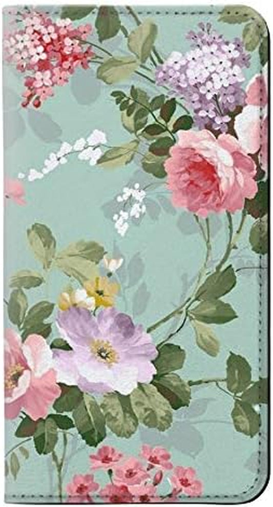 RW2178 Flower Floral Art Painting PU Leather Flip Case Cover for LG V30, LG V30 Plus, LG V30S Thinq, LG V35, LG V35 Thinq  jjphonecase   