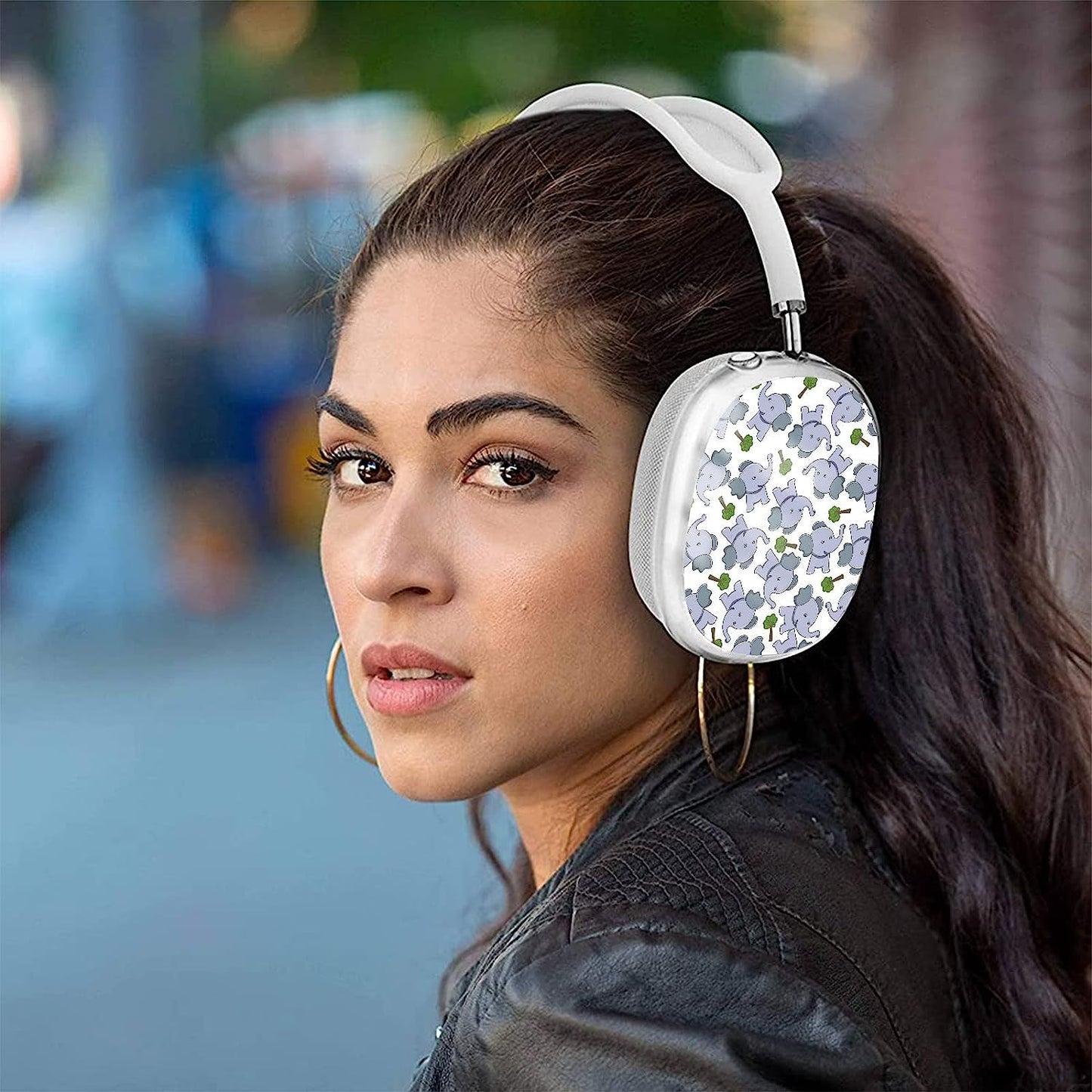 WINCHIHAN Printed Soft TPU Anti-Scratch Protective Case Cover Compatible with Airpods Max Headphones # AS0692  WINCHIHAN   