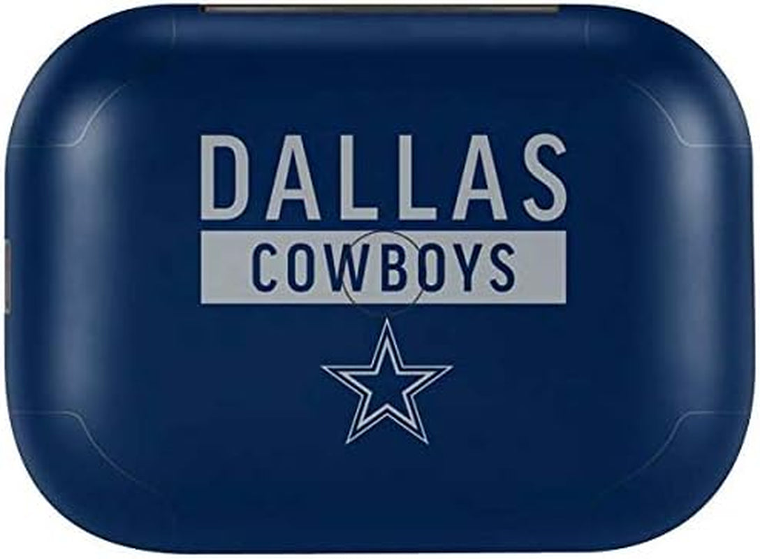 Skinit Decal Skin Compatible with Echo Buds - Officially Licensed NFL Dallas Cowboys Blue Performance Series Design  Skinit   