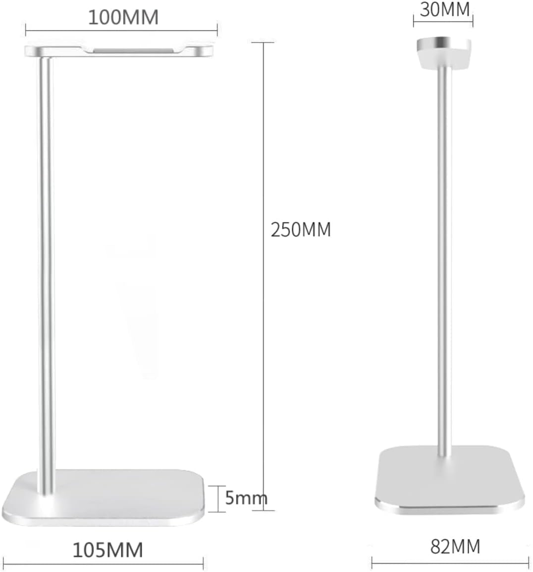 JERX Stand for Airpods Max, Aluminum Headphone Stand for Desk, Solid Gaming Headset Stand with Heavy Base, Black  JERX   