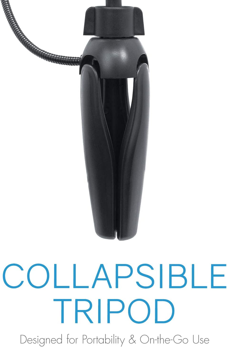 Realm Selfie Content Creator Studio with LED Light & Tripod, Selfie Tripod with Phone Holder & LED Ring Light, Vlogging Tripod, Black (RLMS4BK)  Realm   