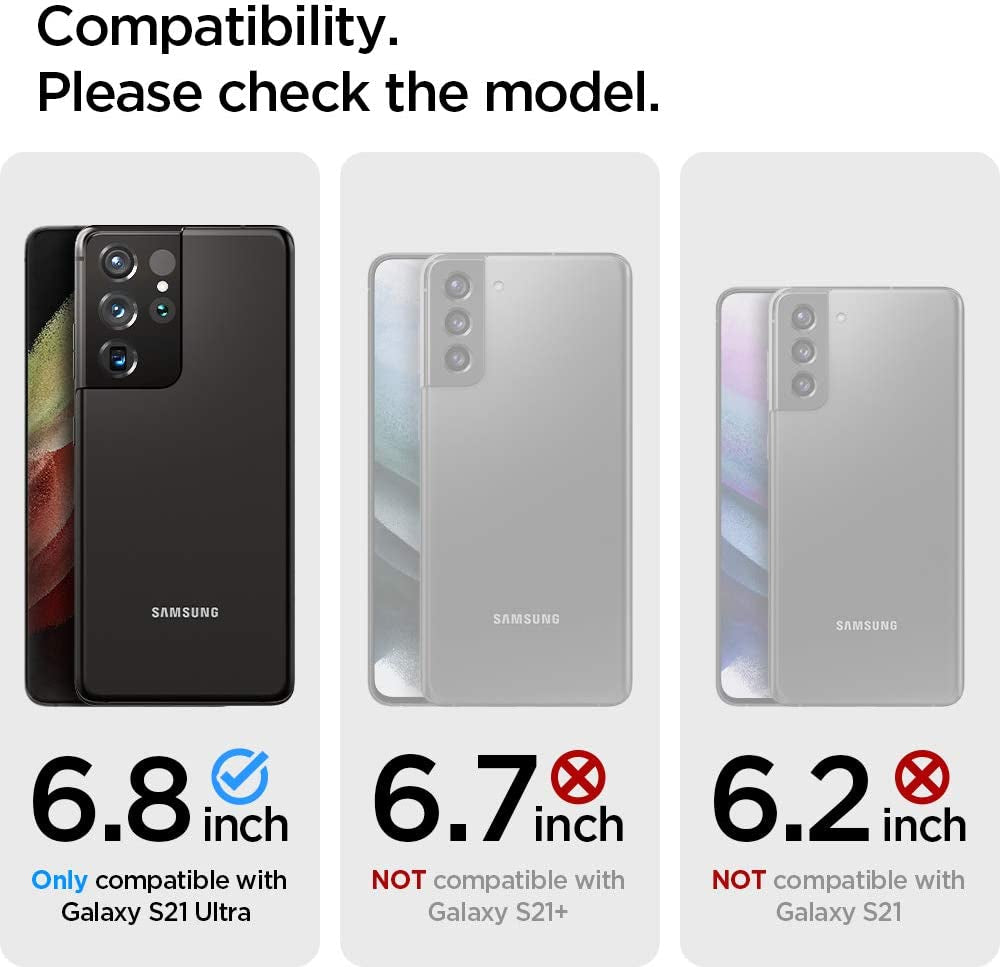 Spigen Tough Armor [Extreme Protection Tech] Designed for Galaxy S21 Ultra Case (2021) - Gunmetal  Spigen   