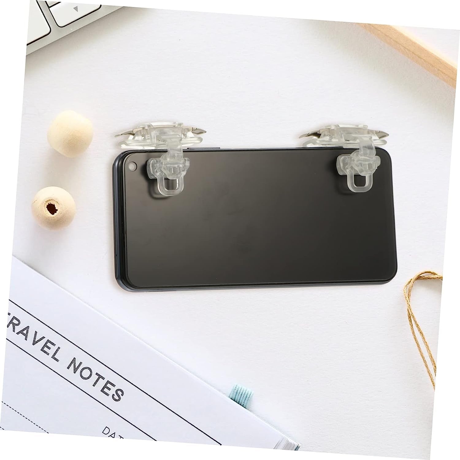 UKCOCO Phone Accessories Grip 3 Pairs Keys Device Sensitive Joysticks Shooting Button Gamepad Smartphone Handle Game Trigger Phone for Shooter Aim Gaming Conter Mobile Joystick Grips  UKCOCO   