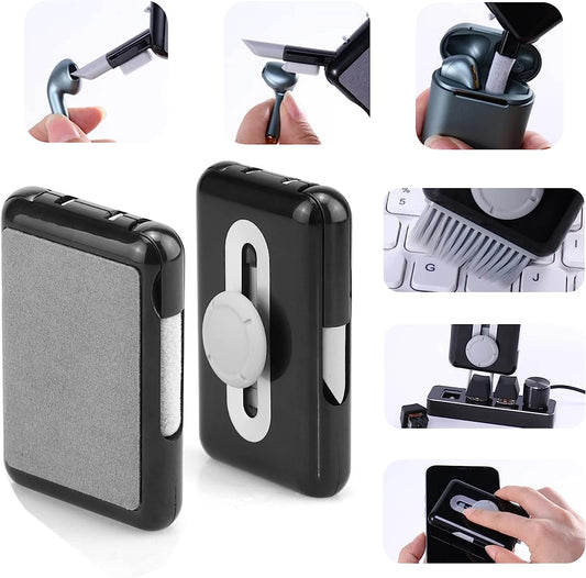 Airpod Cleaner Kit, Howkes 6 in 1 Keyboard Cleaning Kit with Key Puller, Electronic Cleaner Kit for Phone Computer Macbook Earbud, Portable All-In-One Cleaning Kit (Black)  Shenzhen Mackinpoint Technology Co.   