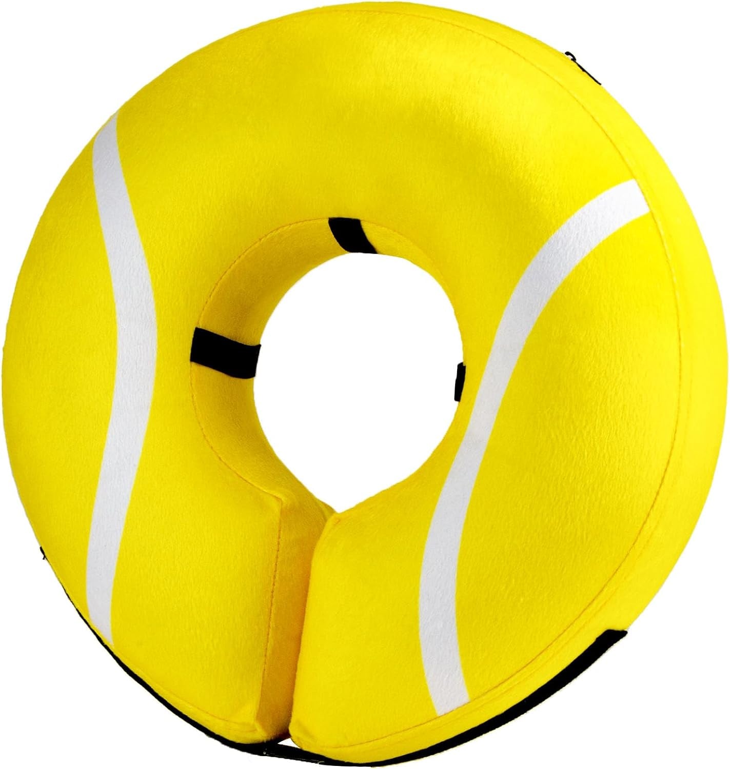 BENCMATE Protective Inflatable Collar for Dogs and Cats - Soft Pet Recovery Collar Does Not Block Vision E-Collar (Medium, Blue)  BENCMATE Tennis [Neck:5"-8"] Small 