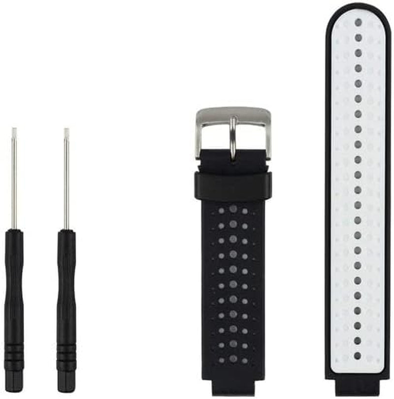 SAWIDEE Fashion Bands for Garmin Forerunner 220 Watch Band Silicone Bracelet for Forerunner 230/620/630/735XT/235 Lite Replacement Strap  SAWIDEE I For Forerunner 230 