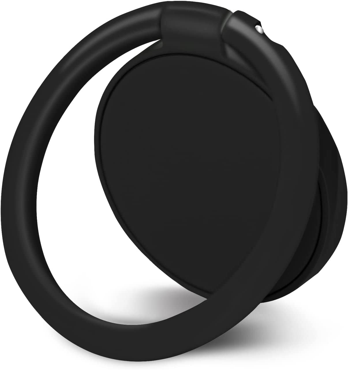 Naiadiy Zinc Alloy Cell Phone Ring Holder Finger Ring Stand, 360 Degree Rotation Kickstand Grip Holder (Square/Gold)  Naiadiy Circular/Black  