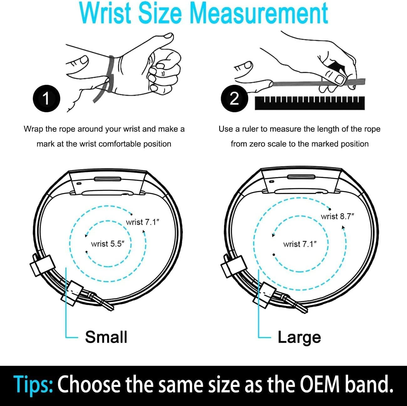 4 Pack Bands for Fitbit Charge 4/ Fitbit Charge 3/ Charge3 SE, Soft Waterproof Replacement Wristbands for Women Men Small Large (Black/Navy/Sangria/White, S: for 5.5"-7.1" Wrist)  Velavior   