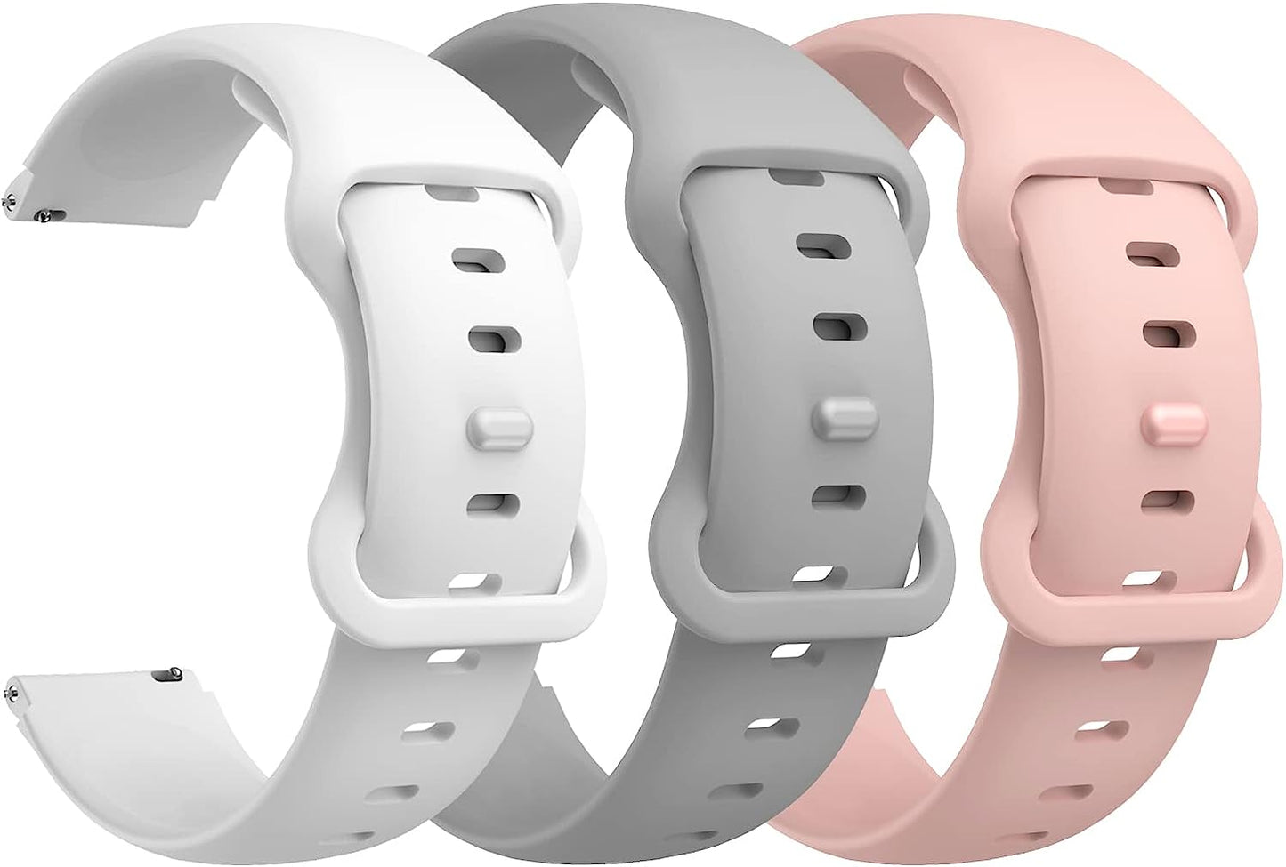 Krudary Bands Compatible with Garmin Vivoactive 4S / Vivomove 3S/ Venu 2S Soft Silicone Fadeless Pattern Printed Floral 18MM Replacement Wristband for Garmin Forerunner 255S/255S Music  Krudary   