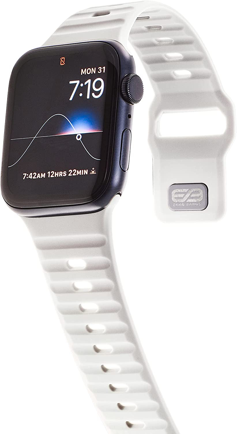 EKKO BANDS Compatible with Apple Watch Band 49Mm 45Mm 44Mm 42Mm | Soft Silicone Replacement Strap for Iwatch Series 8 7 6 5 4 3 2 1 SE Ultra Watch Band - Breathable Sport Band for Men & Women  EKKO BANDS   