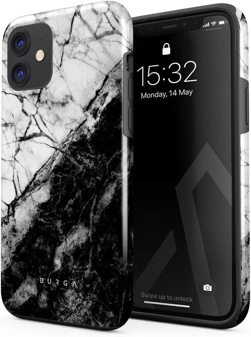 BURGA Phone Case Compatible with Iphone 14 PRO - Wireless Charging Compatible, Hybrid 2-Layer Hard Shell + Silicone Protective Case, Heavy Duty Protection, Slim Fit, Shock  BURGA Fatal Contradiction Iphone 12 