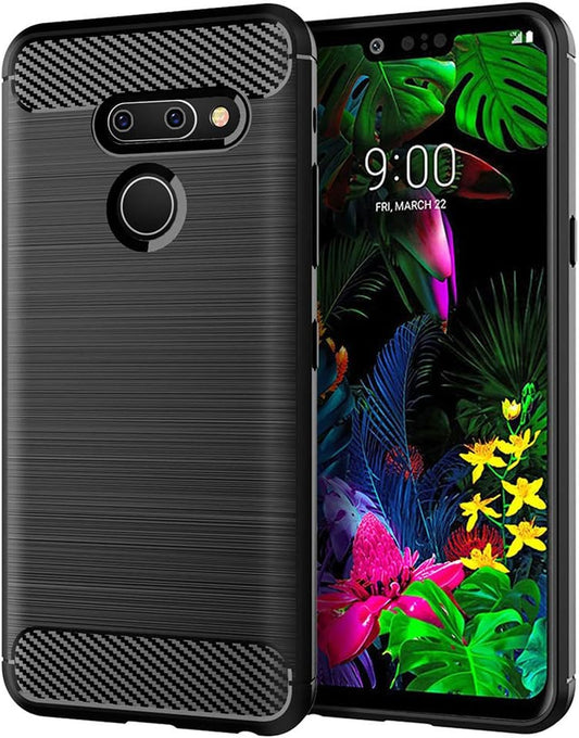 Thinkart LG G8 Thinq Case Frosted Shield Luxury Slim Design for LG G8 Thinq/Lg Alpha Phone (Black)  Thinkart   