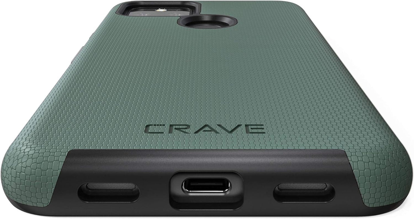 Crave Pixel 4A 5G Case, Dual Guard Protection Series Case for Google Pixel 4A (5G) - Forest Green  Crave   