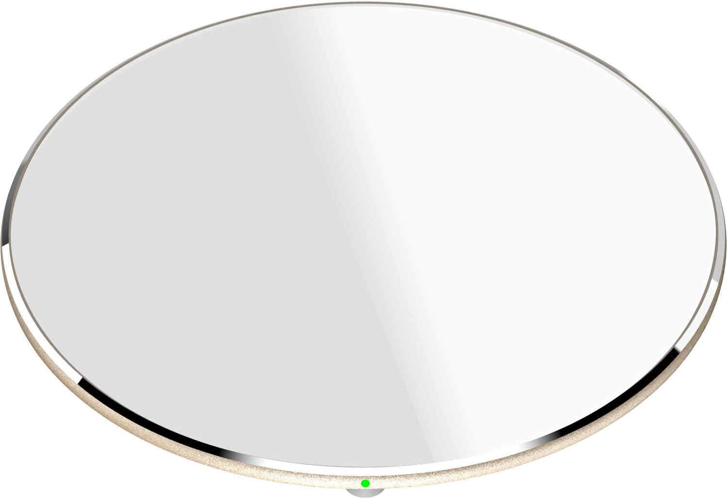 TOZO W1 Wireless Charger 10W Thin Aviation Aluminum Computer Numerical Control Technology Fast Charging Pad Black (NO AC Adapter)  TOZO Gold S-90mm 