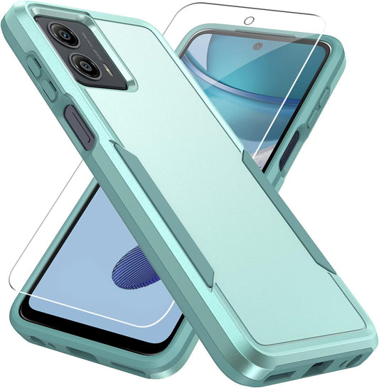 Warsia for Moto G 5G 2023 Case,Motorola G 5G 2023 Case with Screen Protector[Military Grade Drop Tested] Heavy-Duty Tough Rugged Shockproof Protective Case for Motorola Moto G 5G 2023, Green  BOYOSS   