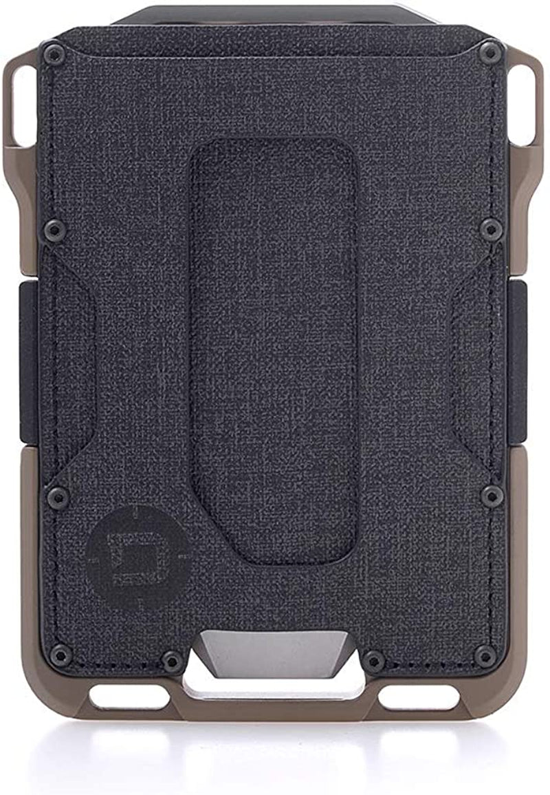 Dango M1 Maverick Wallet - Cnc-Machined Aluminum, RFID Blocking, Made in USA  DANGO PRODUCTS Black DTEX/Desert Sand + MT04 Multi-Tool (Spec Ops)  
