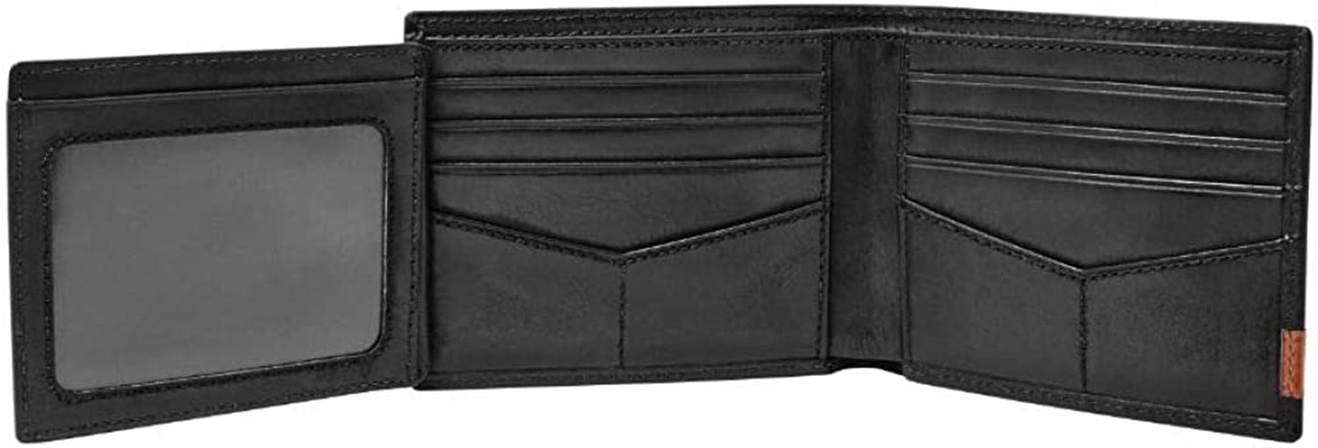 Fossil Men'S Quinn Leather Bifold Wallet  Fossil   