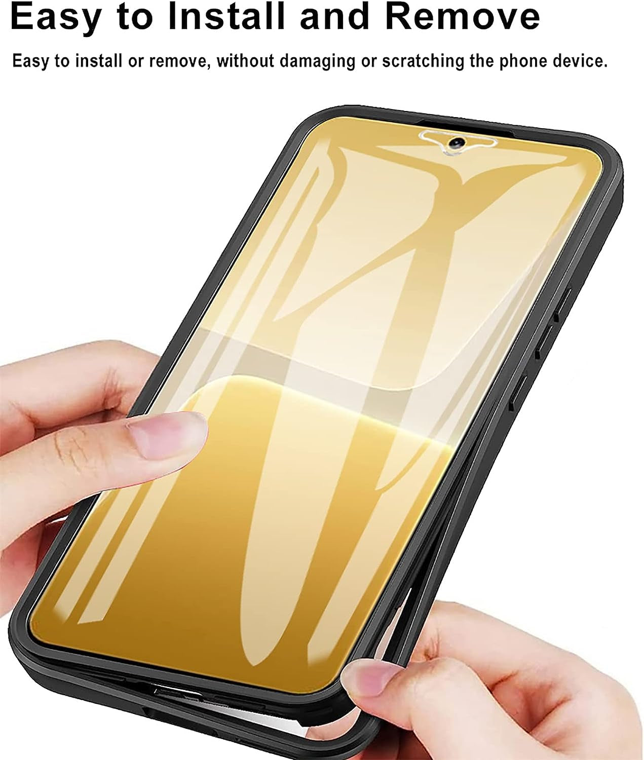 Ccsamll Slim Case for Xiaomi Redmi 12C with Screen Protector, Full Body Clear Soft TPU Rugged Bumper Case Shockproof Phone Cover for Xiaomi Redmi 12C QC Green  CCSmall   