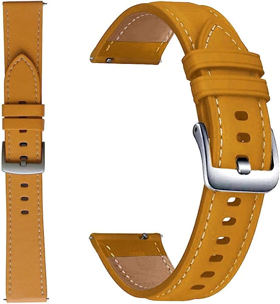 NDJQY Genuine Leather Replacement Strap for Garmin Venu 2 plus Smart Wristband for Garmin Venu 2 SQ Forerunner 245 645 158 Watch Band  NDJQY   