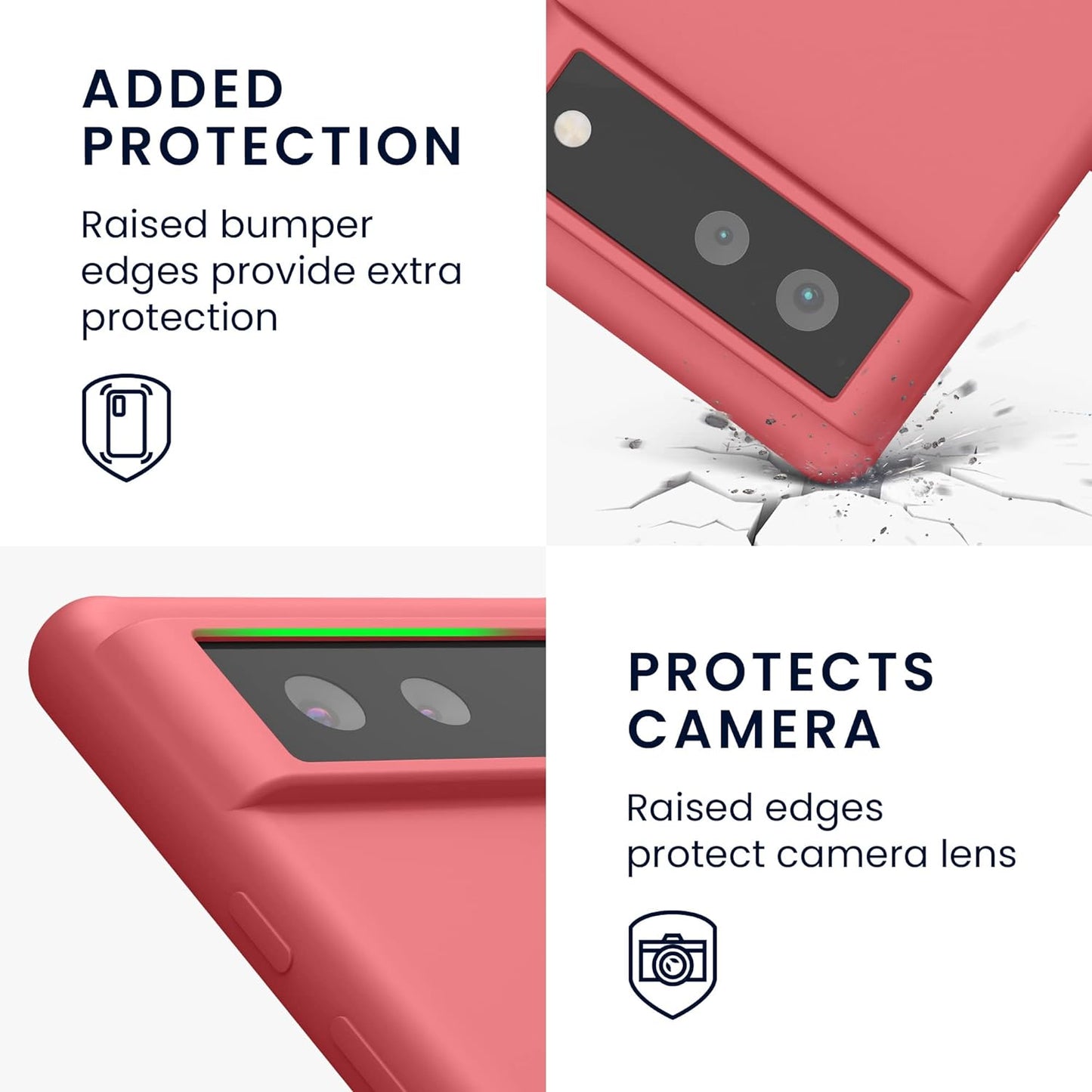 Kwmobile Case Compatible with Google Pixel 6 Case - TPU Silicone Phone Cover with Soft Finish - Dolce Vita  kwmobile   