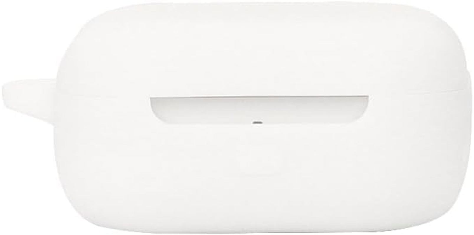 LDSXAY Compatible with Echo Buds 2023 Case Cover, Soft Silicone Shockproof Protective Case Skin for All-New Echo Buds (2023 Release) Charging Case with Carabiner, Front LED Visible (White)  LDSXAY   