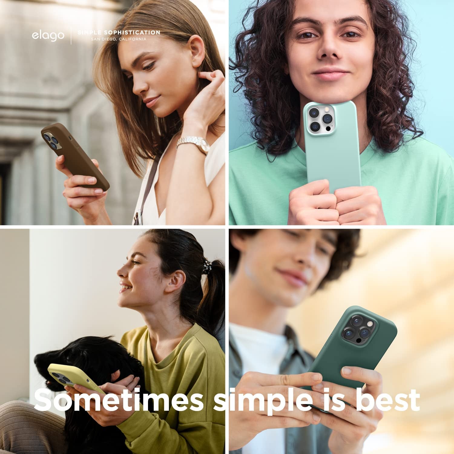 Elago Compatible with Iphone 14 Case, Liquid Silicone Case, Full Body Protective Cover, Shockproof, Slim Phone Case, Anti-Scratch Soft Microfiber Lining, 6.1 Inch (Brown)  elago   