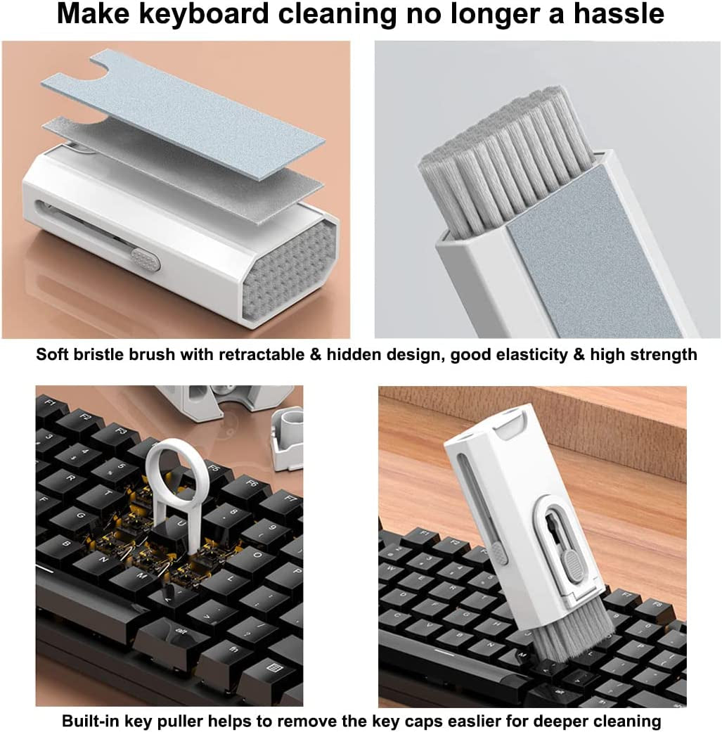 SUMMAXI 8 in 1 Electronic Cleaner Kit, Multi-Function Keyboard Cleaning Tools for Airpods Laptop Iphone Headphone Earbuds, Tech Cleaning Kit for Cell Phone USB C Charger Port Macbook Pro Computer  SUMMAXI   