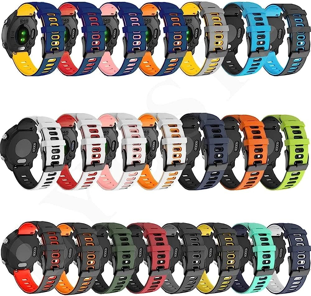 IOTUP 20Mm Watchband for Garminmove Sport Garmin VENU 2 plus SQ Straps Replacement Smart Watch Silicone Bands Vivoactive 3 3T HR Belt  IOTUP   