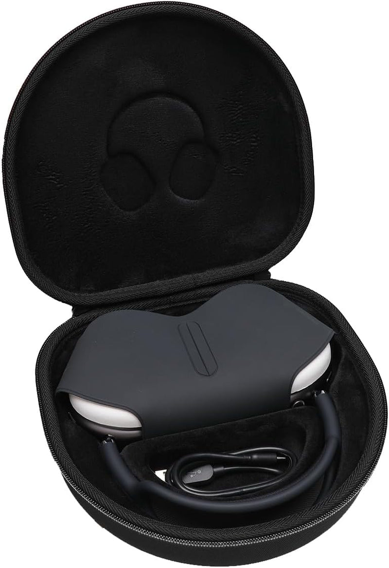 XANAD Hard Case for New Apple Airpods Max Supports Sleep Mode Headphone - Storage Protective Bag  XANAD Black  