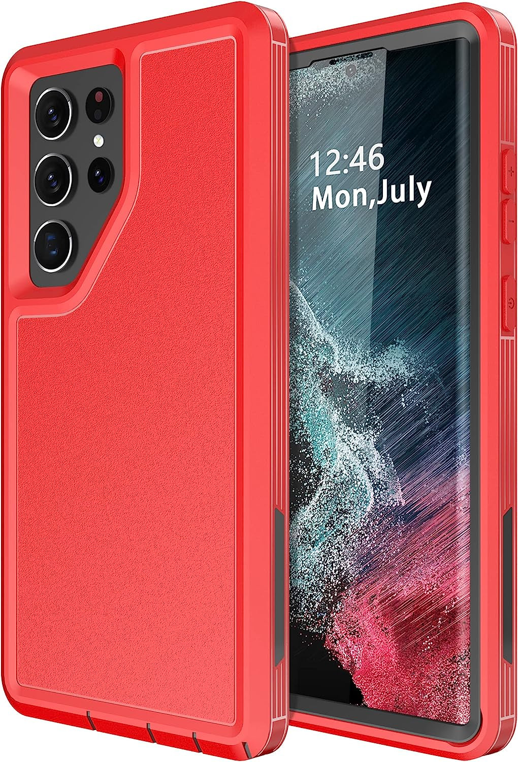 Guirble for Samsung Galaxy S22 plus Case,[Built in Screen Protector][Shockproof][Dropproof] Samsung S22 plus Case,Full-Body Rugged Military Grade Protective for S22 plus 5G Case 6.6 In(Teal)  Guirble Red/Black S22 Ultra 6.8 In 