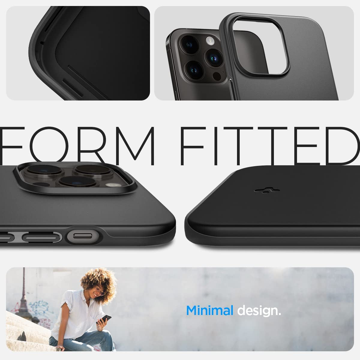 Spigen Thin Fit Designed for Iphone 14 Pro Case (2022) - Black  Spigen   