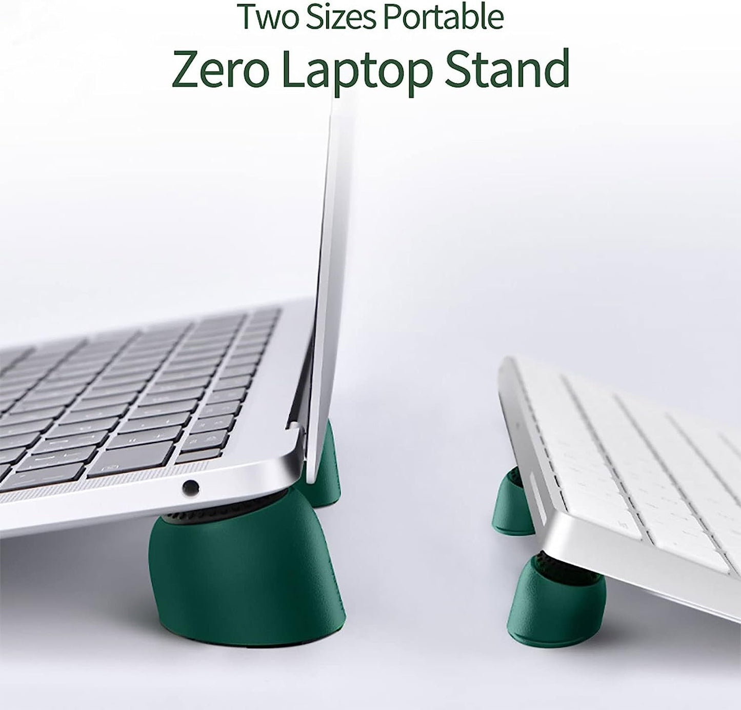 Amayyabjbzj Laptop Stand Laptop Stand Magnetic Cooling Stand for Laptop Portable Holder Heat Dissipation Skidproof Pad (Color : White)  AMAYYAbjbzj   