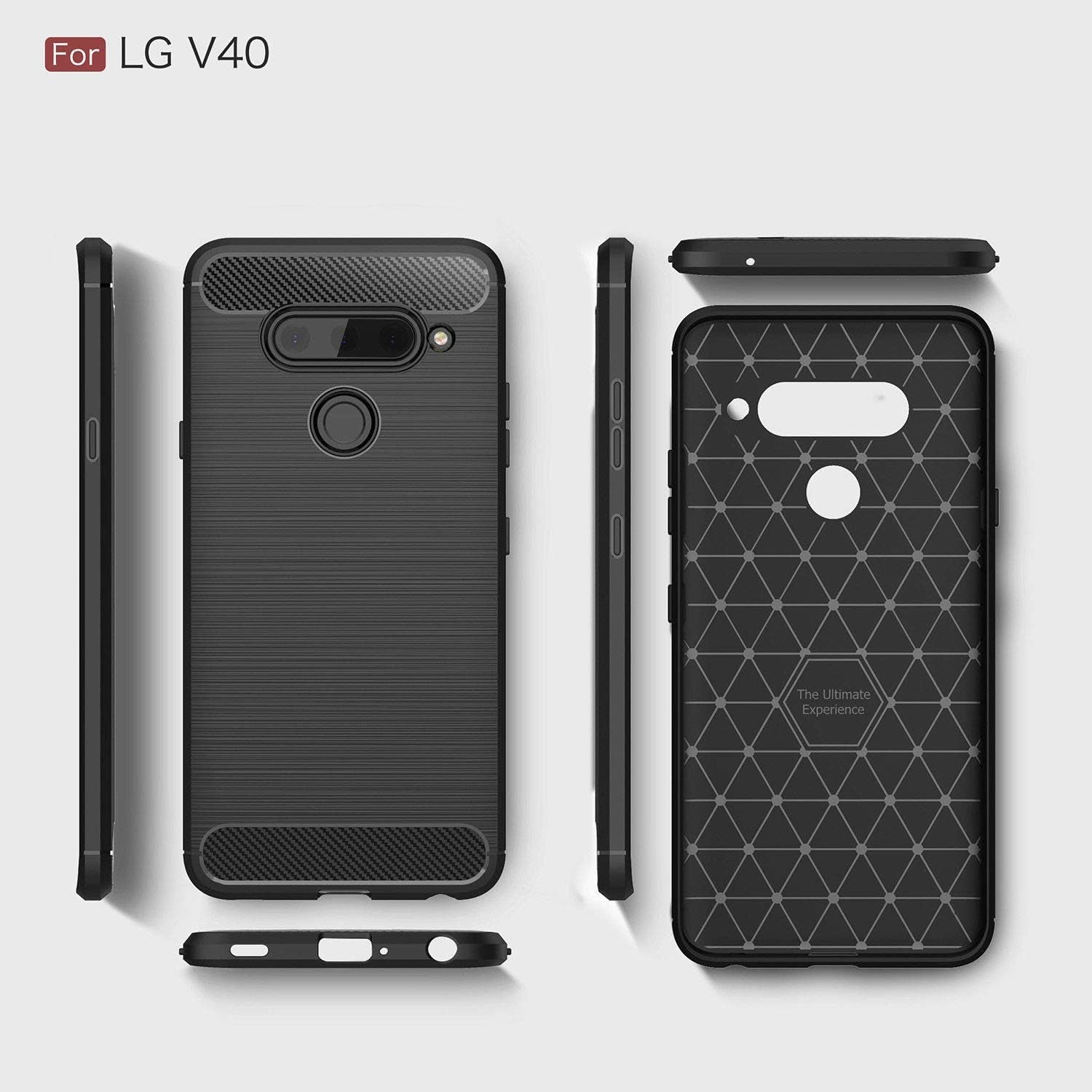 Superguardz for LG V40 Thinq Case, Heavy Duty Slim Shockproof Protective Cover Armor  SuperGuardZ   