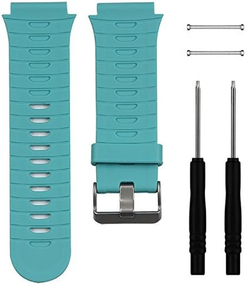 Band for Garmin Forerunner 920XT, Soft Silicone Replacement Watch Band Strap for Garmin Forerunner 920XT  QGHXO Teal  