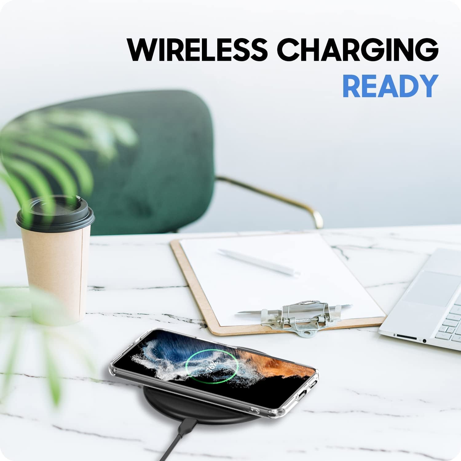 EJGNA for Samsung Galaxy S22 Phone Case, [20X Anti-Yellowing] [Military-Grade Drop Protection] for Galaxy S22 Case 5G 6.1", Hard PC Back+Flexible TPU Frame, Diamond Clear  EJGNA   