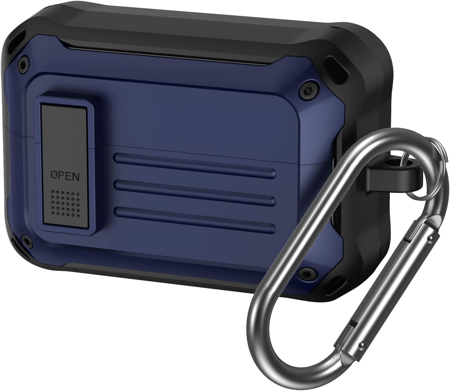 AIBEAMER Case for Sony WF-1000XM4 (2021), Secure Lock Cases Compatible with XM4 Protective Cover with Carabiner (Black)  AIBEAMER Blue  