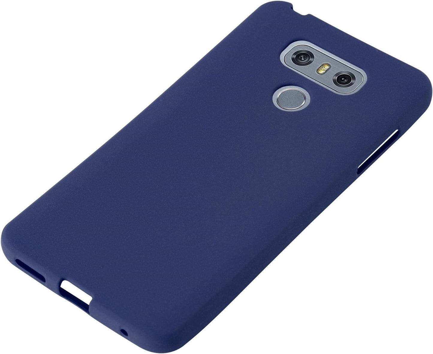 Cadorabo Case Compatible with LG G6 in Frost Dark Blue - Shockproof and Scratch Resistant TPU Silicone Cover - Ultra Slim Protective Gel Shell Bumper Back Skin  Cadorabo   