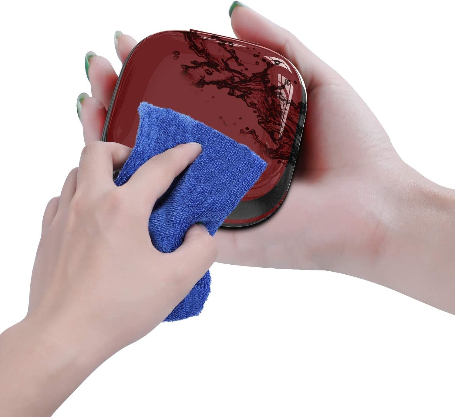 Compatible with Powerbeats Pro Case Cover, Anti-Lost and Shock-Proof Easy-To-Carry Durable Silicone Protective Case Skin for 2019 Latest Beats Powerbeats Pro (Burgundy)  meiyasy   