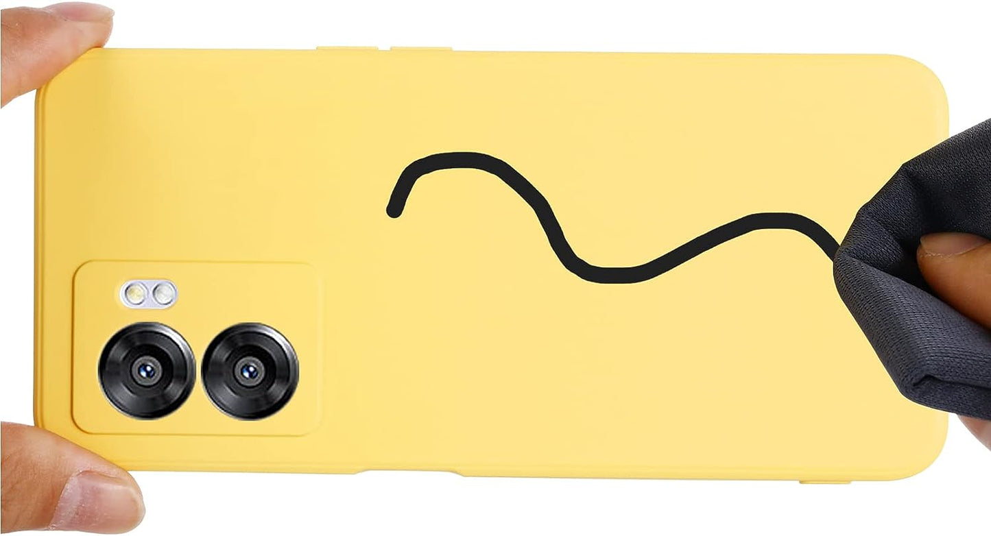 DAMONDY Case for Oneplus Nord N300,Oneplus Nord N300 5G Case, Soft Silicone Gel Rubber Slim Soft Full Body Protection Bumper Cases Case for Oneplus Nord N300 5G -Yellow  DAMONDY   