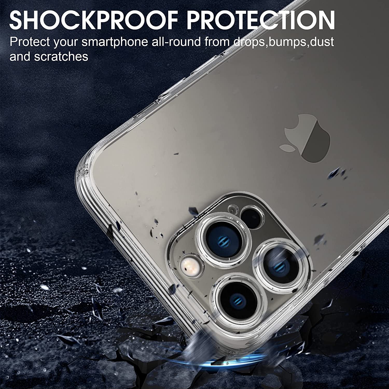 Arae Case for Iphone 14 Pro, Premium Soft and Flexible TPU [Scratch-Resistant] Phone Case for Iphone 14 Pro, Crystal Clear, 6.1-Inch  eTemall   