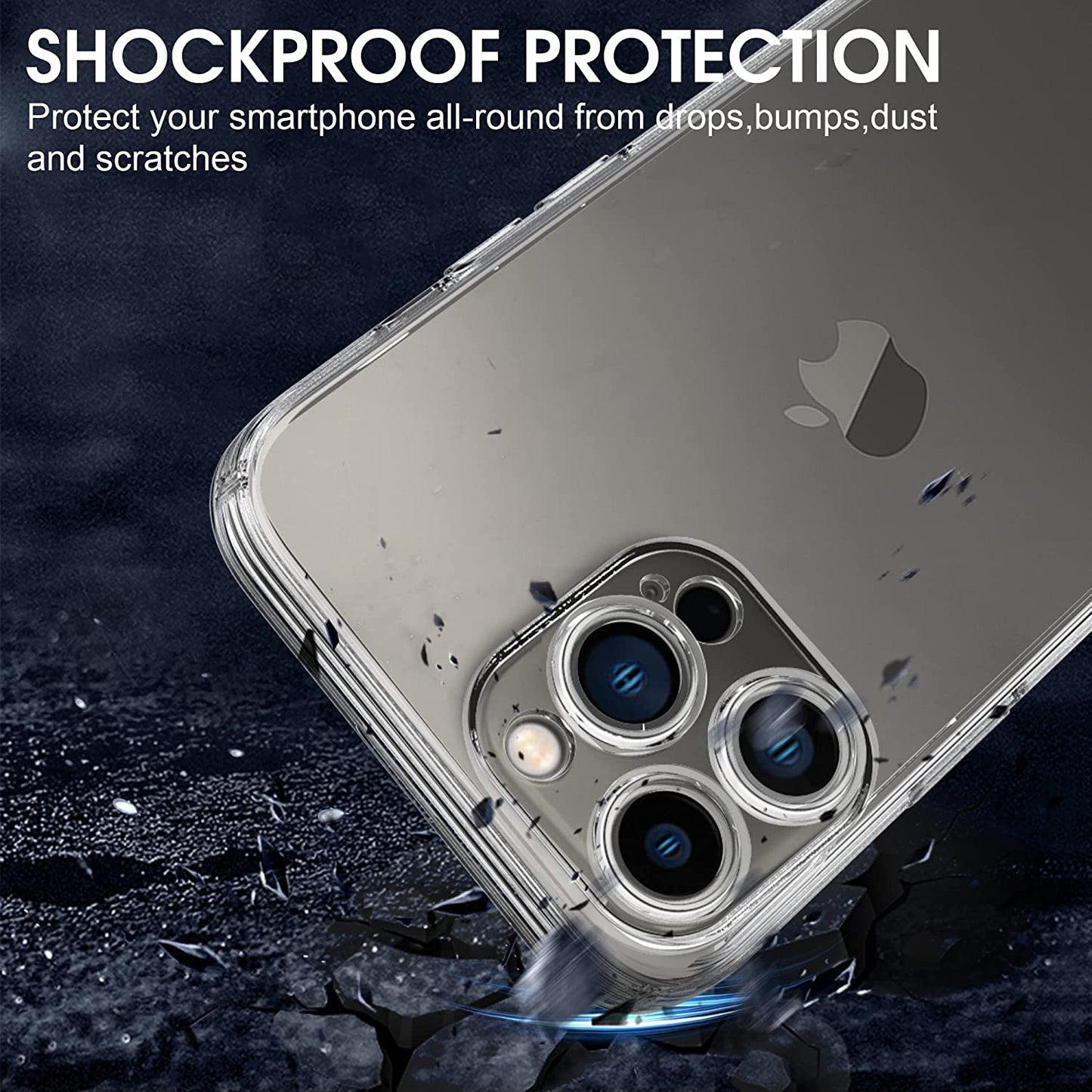 Arae Case for Iphone 14 Pro, Premium Soft and Flexible TPU [Scratch-Resistant] Phone Case for Iphone 14 Pro, Crystal Clear, 6.1-Inch  eTemall   