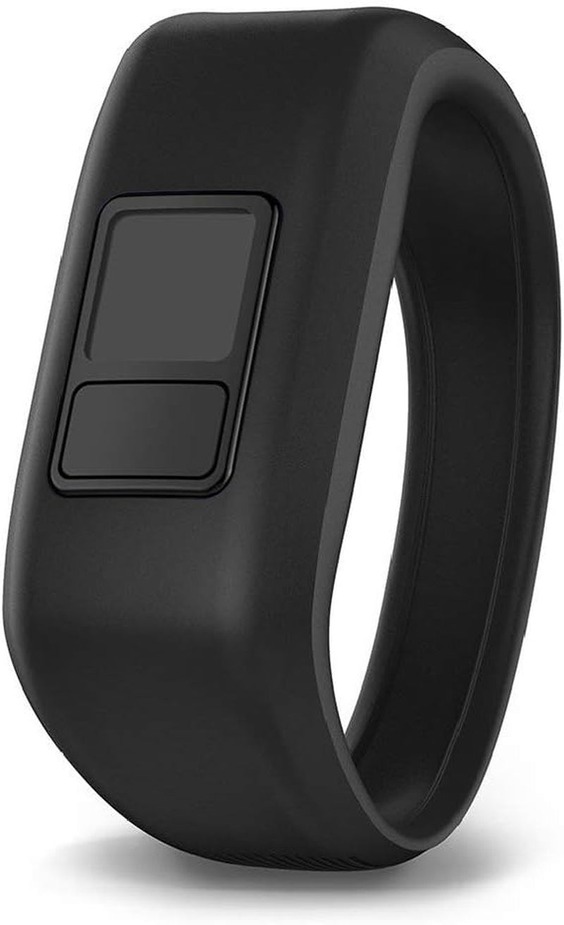 Ibrek for Garmin Vivofit Jr/Jr 2/3 Bands, Silicon Stretchy Replacement Watch Bands for Kids Boys Girls Small Large(No Tracker) (3 Pack: Transparent Pink&Teal&Lavender, Small)  iBREK Black Small 