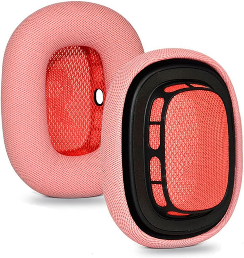Ear Cushions for Appple Airpods Max Replacement Leather Earpads Sweat Proof Ear Cups Cushion Replace for Airpod Max Headphone with Protein Leather Memory Foam and Magnet (Space Gray)  wjiaw hardware and plastic factory pink  