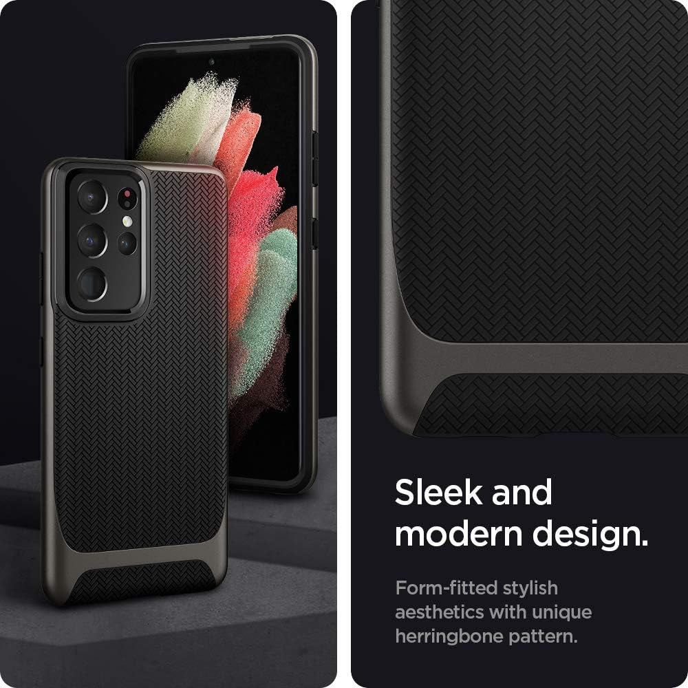 Spigen Neo Hybrid Designed for Galaxy S21 Ultra Case (2021) - Gunmetal  Spigen   