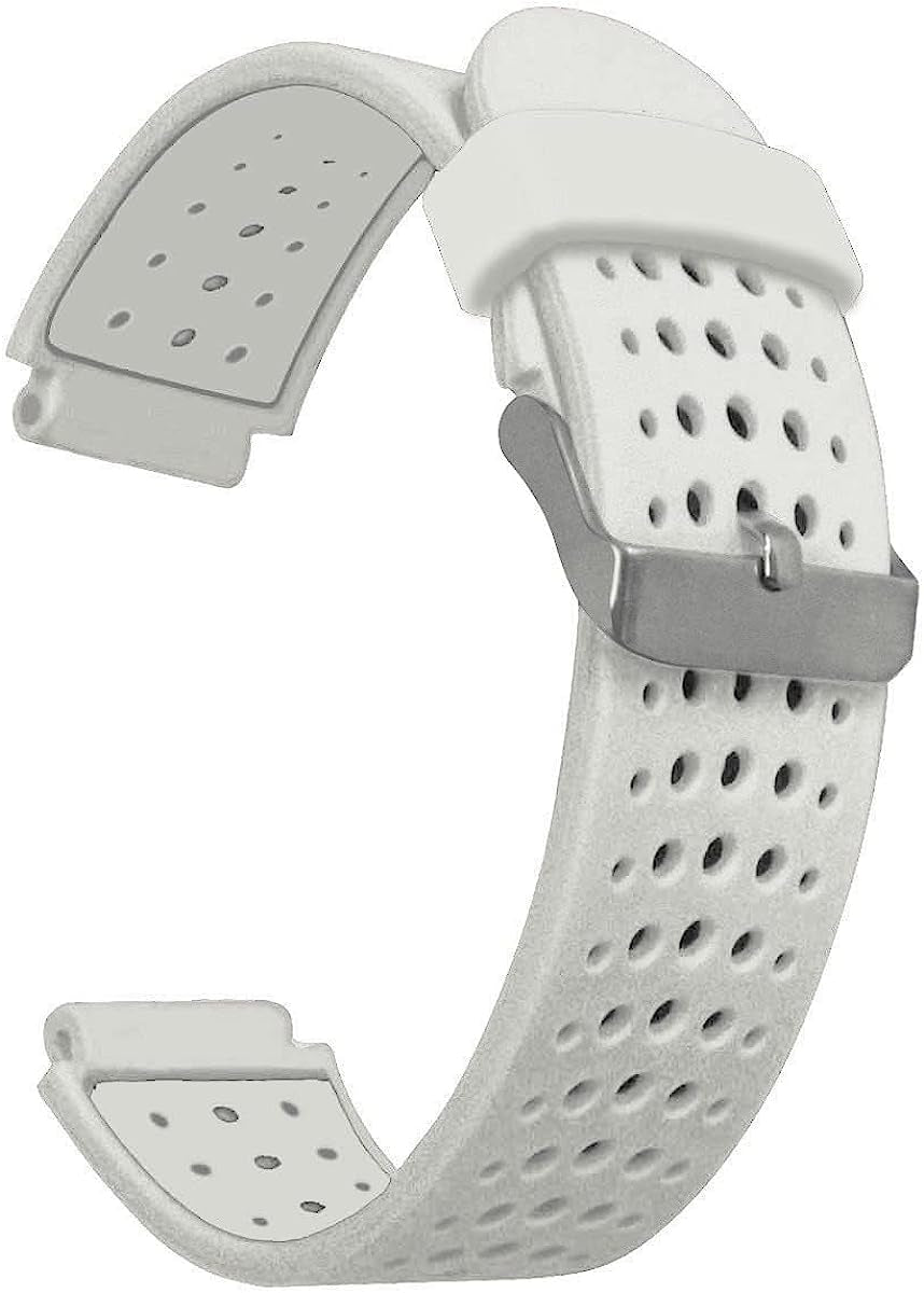 XIRIXX Fashion Silicone Wrist Band for Garmin Forerunner 220 230 235 620 630 Smart Watch Strap Watchband for Forerunner Fitness Tracker  XIRIXX White  